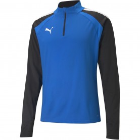 Мъжка поларена блуза Puma Teamliga quarter Zip Top Fleece Mens - Blue мъжка,поларена,блуза,облекла,на,разпродажба,мъжки,туристически,полари,разпродажба,puma,мъжко,фитнес,облекло,puma,teamliga,quarter,zip,top,fleece,mens,blue