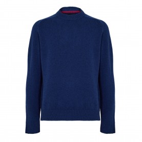 Barbour Mens Grangetown Crew Neck Jumper - Inky Blue barbour,men,s,grangetown,crew,neck,jumper,inky,blue