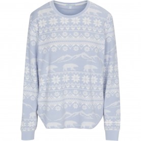 дамски,пижами,дамски,облекла,размер,pj,salvage,salvage,snowflake,shirt,hellblau