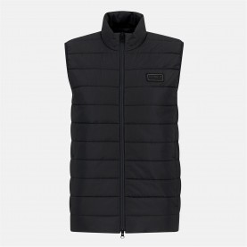 елек,облекла,на,разпродажба,мъжки,якета,barbour,international,men's,aldon,quilted,sleeveless,slim,fit,gilets,black,bk11