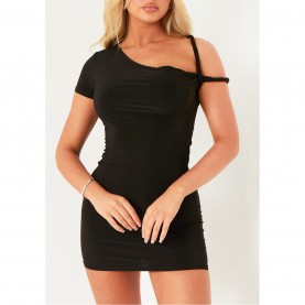 рокля,дамски,поли,и,рокли,missy,empire,strap,super,soft,mini,dress,black