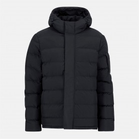 Яке Barbour International Men's Daleson Hooded Long Sleeve Long Puffer Jacket - Black BK11 яке,облекла,на,разпродажба,мъжки,якета,barbour,international,men's,daleson,hooded,long,sleeve,long,puffer,jacket,black,bk11