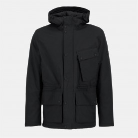 яке,облекла,на,разпродажба,мъжки,якета,barbour,international,men's,endley,waterproof,hooded,long,sleeve,long,puffer,jacket,black,bk11