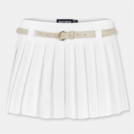 пола,missy,empire,belted,pleated,mini,skirt,white