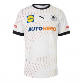 Футболна фланелка Puma Mens DHB Home Jersey Licensed Short Sleeve Performance T-Shirt - White/Black футболна,фланелка,мъжки,потници,мъжки,тениски,мъжки,блузи,с,яка,puma,men,s,dhb,home,jersey,licensed,short,sleeve,performance,t,shirt,white,black