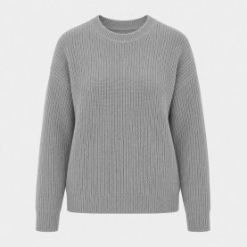 пуловер,дамски,плетени,дрехи,i,saw,it,first,crew,neck,knitted,jumper,grey