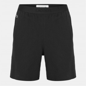 мъжки,пижами,lacoste,lacoste,waffle,short,sn54,black,031