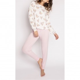 дамски,пижами,дамски,облекла,размер,pj,salvage,salvage,garden,party,shirt,off,white