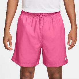 анцуг,разпродажба,nike,мъжки,къси,панталони,мъжки,долнища,размер+,nike,men's,club,flow,woven,tracksuit,shorts,pinksicle,white