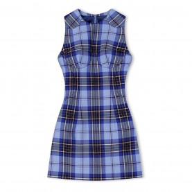 рокля,дамски,поли,и,рокли,off,white,check,mini,dress,blue,black