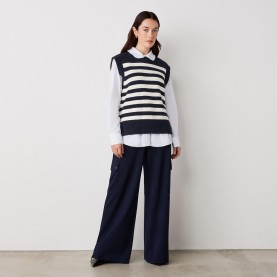 Дамска блуза Finery Womens Lexi Knitted Sweater Vest - Navy дамска,блуза,дамски,плетени,дрехи,finery,women,s,lexi,knitted,sweater,vest,navy