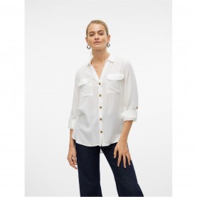 дамски,ризи,дамски,облекла,размер,vero,moda,bumpy,l,s,shirt,ld00,snow,white