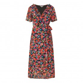 рокля,дамски,поли,и,рокли,yumi,yumi,black,floral,wrap,midi,dress,black