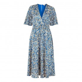 рокля,дамски,поли,и,рокли,yumi,yumi,blue,animal,print,wrap,midi,skater,dress,blue