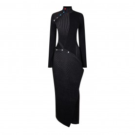 рокля,дамски,поли,и,рокли,off,white,knit,maxi,dress,black,grey