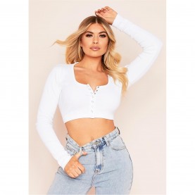 къса,блуза,дамски,топове,дамски,облекла,размер,missy,empire,up,ribbed,crop,top,white