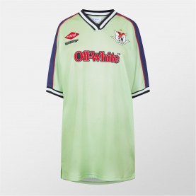 рокля,дамски,поли,и,рокли,off,white,women's,woven,mini,dress,bold,graphic,print,green