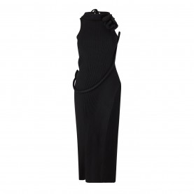 рокля,дамски,поли,и,рокли,off,white,knit,dress,black