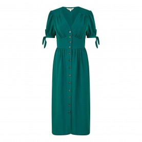 рокля,дамски,поли,и,рокли,yumi,yumi,green,midi,shirt,dress,with,tie,sleeves,green