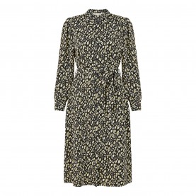 рокля,дамски,поли,и,рокли,yumi,yumi,black,leopard,print,shirt,dress,black