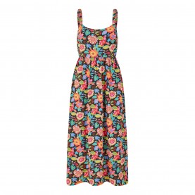 рокля,дамски,поли,и,рокли,yumi,yumi,multicoloured,retro,floral,midi,dress,multi