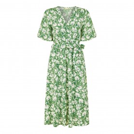 рокля,дамски,поли,и,рокли,yumi,yumi,green,floral,wrap,midi,dress,green