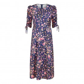 рокля,дамски,поли,и,рокли,yumi,yumi,navy,animal,floral,print,midi,dress,navy