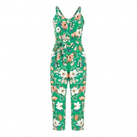 дамски,летни,гащеризони,mela,london,mela,london,green,floral,print,culotte,jumpsuit,green