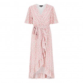 рокля,дамски,поли,и,рокли,mela,london,mela,london,pink,ditsy,floral,wrap,midi,dress,pink