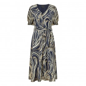 рокля,дамски,поли,и,рокли,mela,london,mela,london,navy,swirl,print,midi,tea,dress,navy