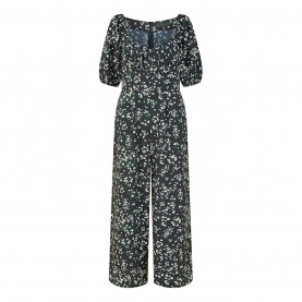 дамски,летни,гащеризони,mela,london,mela,london,black,daisy,sweetheart,neckline,jumpsuit,black