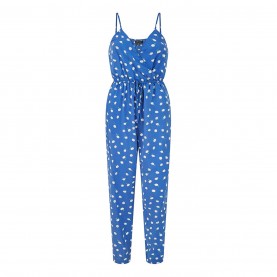 дамски,летни,гащеризони,mela,london,mela,london,blue,daisy,print,wrap,over,jumpsuit,blue