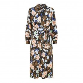 рокля,дамски,поли,и,рокли,mela,london,mela,london,black,floral,and,animal,print,midi,dress,black