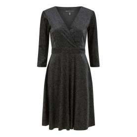 рокля,дамски,поли,и,рокли,mela,london,mela,london,black,sparkle,long,sleeve,skater,dress,black