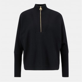 пуловер,дамски,плетени,дрехи,barbour,international,lola,knit,jumper,black