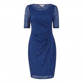 рокля,дамски,поли,и,рокли,yumi,yumi,navy,ruched,lace,dress,navy