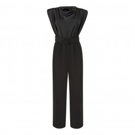 дамски,летни,гащеризони,mela,london,mela,london,black,cowl,neck,stretch,jumpsuit,black