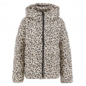Яке Barbour International Women's Olivios Hooded Long Sleeve Full Zip Short Puffer Jacket - Jasmine Leopard яке,дамски,якета,и,палта,barbour,international,women's,olivios,hooded,long,sleeve,full,zip,short,puffer,jacket,jasmine,leopard