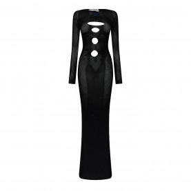 рокля,дамски,поли,и,рокли,off,white,cut,out,maxi,dress,black,lt,blue