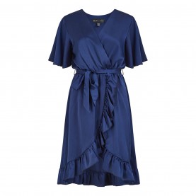 рокля,дамски,поли,и,рокли,mela,london,mela,london,navy,satin,wrap,dress,navy
