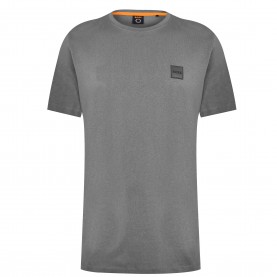тениска,мъжки,тениски,boss,mens,boss,orange,tales,t,shirt,with,logo,patch,premium,cotton,charcoal,029