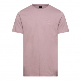 тениска,мъжки,тениски,boss,mens,boss,orange,tales,t,shirt,with,logo,patch,premium,cotton,lt,pastel,prpl