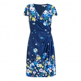 рокля,дамски,поли,и,рокли,yumi,yumi,floral,ruched,bodycon,dress,in,navy,navy