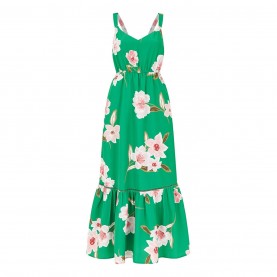 рокля,дамски,поли,и,рокли,yumi,yumi,green,oversized,floral,maxi,dress,green