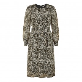 рокля,дамски,поли,и,рокли,yumi,yumi,black,leopard,long,sleeve,skater,dress,leopard