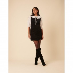 рокля,дамски,поли,и,рокли,nobodys,child,birch,pinafore,mini,dress,black