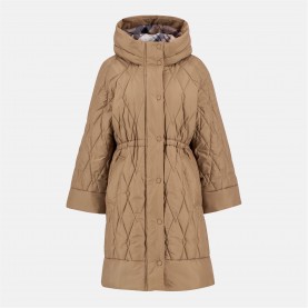 Яке Barbour Women's Celine Diamond Quilted Hooded Long Sleeve Quilted Jacket - Brown/Tartan яке,дамски,якета,и,палта,barbour,women's,celine,diamond,quilted,hooded,long,sleeve,quilted,jacket,brown,tartan