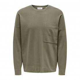 облекла,на,разпродажба,мъжки,пуловери,only,pullover,sn99,desert,taupe