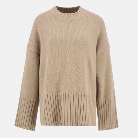 пуловер,дамски,плетени,дрехи,barbour,sophia,crew,neck,jumper,pale,camel