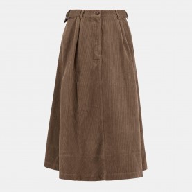Пола Barbour Yasmin Cord Midi Skirt - Brown пола,поли,и,къси,панталони,barbour,yasmin,cord,midi,skirt,brown